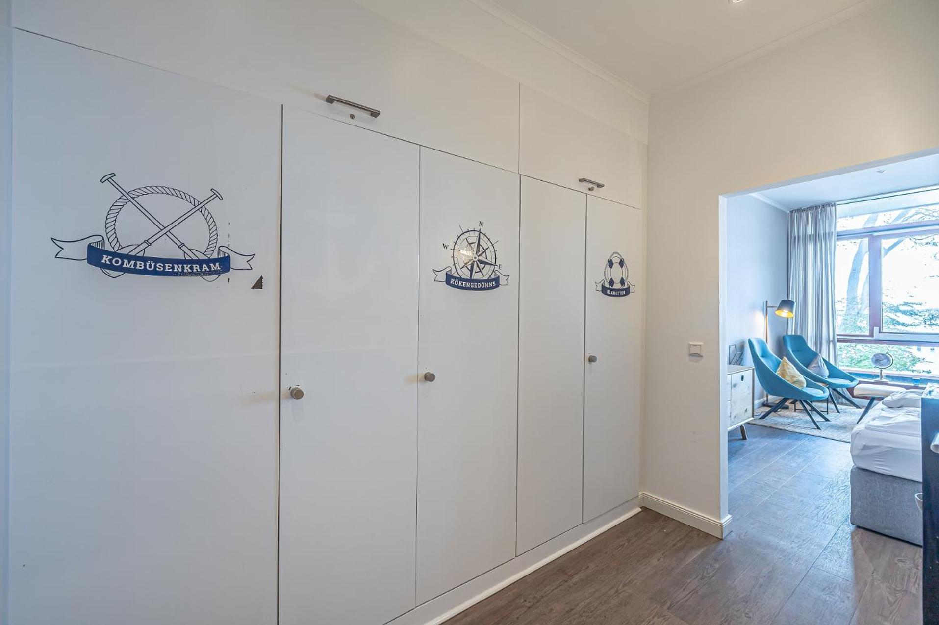 Fewo1846 Intermar - Marina Del Rey - Elegantes Studioapartment Mit Meerblick Und Eigenem Strandkorb กลึคส์บวร์ก ภายนอก รูปภาพ